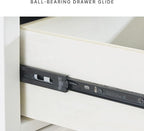 Signature Design by Ashley Fortman Casual 5 Drawer Chest for Bedroom, White