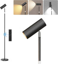 Spotlight Floor Lamp, Tall LED Standing Lamp with Remote/Touch Control, 2700K-6500K, 350°Rotating Head Standing Lamp, Reading Floor Lamp for Living Room, Bedroom, Office & Wall Art, Black