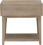 Liberty Furniture Brentwood End Table for Living Room - Sandstone Oak Wood