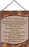 Manual Inspirational Collection 13 X 18-Inch Wall Hanging with Frame, Ten Commandments