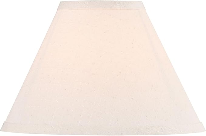 Aspen Creative 58309, Hardback Empire Transitional UNO Lamp Shade, Cream, 4" Top x 10" Bottom x 7" Slant Height, Slip 33mm