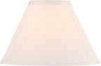 Aspen Creative 58309, Hardback Empire Transitional UNO Lamp Shade, Cream, 4" Top x 10" Bottom x 7" Slant Height, Slip 33mm