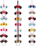 3Pcs Mouse Ears Headband Holder Headpiece Hanger Organizer Hair Accessories Storage Hanging Wall Display Decor