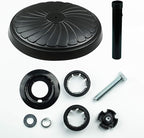 Orgrimmar 22lbs Umbrella Base Heavy Duty Outdoor Living Round Antiqued Patio Market Umbrella Base