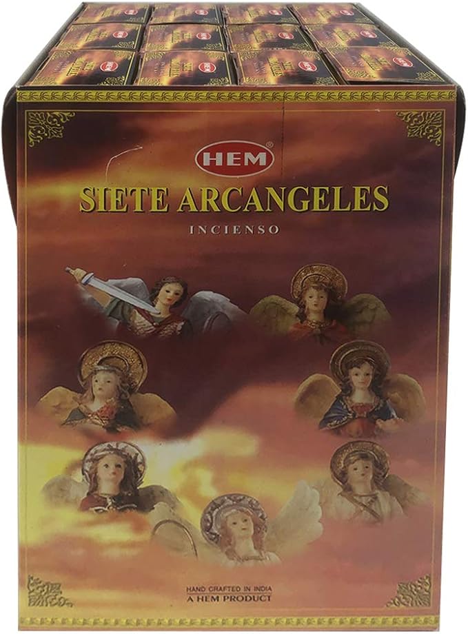 7 Archangels Incense Sticks and Incense Stick Holder Bundle Insence Insense Hem Incense Sticks