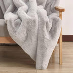 Silver Grey Plush Washable Area Rugs 8x10 Shag Rugs for Living Room Faux Fur Rugs for Bedroom Teen Room Decor Rectangle Nursery Rug