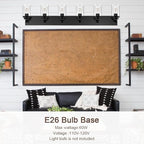 MELUCEE Black Vanity Lights with Clear Glass Shade, 6-Light Modern Bathroom Lighting Fixtures Over Mirror Industrial Wall Mount Light Fixture for Powder Room Kitchen Living Room