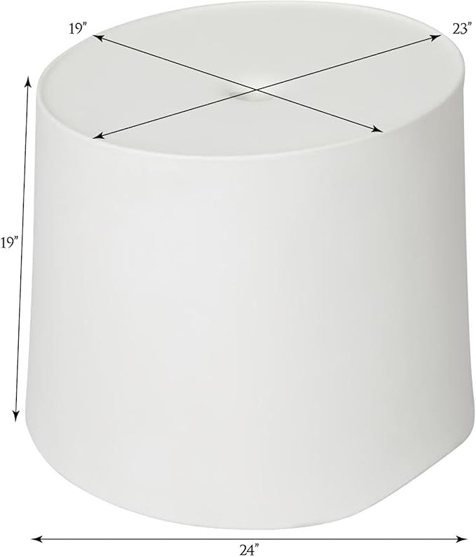 Floating Luxuries in Pool Kai Side Table with Umbrella Hole, White Umbrella Stand Table for Pool Shelf, Up to 15 Inches of Water, Holds Umbrella 1.5 Inches Diameter