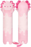 Mewaii Long Axolotl Plush 5 Sizes, 120% Extra Filling Giant Plushness Kids Body Pillow, Kawaii Cute Pink Axolotl Stuffed Animals Plushies, Big Long Body Pillow Cat Plush Gift for Girls 20”