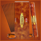 Amber Incense Sticks and Incense Stick Holder Bundle Insence Insense Hem Incense Sticks