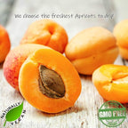 Gerbs Dried Apricots 4 lbs. | Unsulfured, No Artificial Additives, Resealable Bag | Naturally Sweet & Chewy | Top 14 Allergen-Free