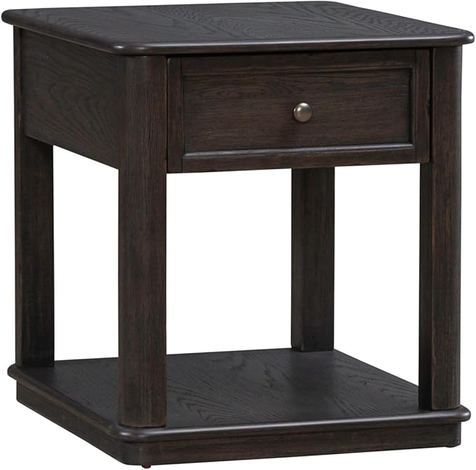 Liberty Furniture Wallace End Table for Living Room - Aged Oak