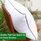 Luxurious Down Pillows - Standard Size, High Fill Power, Breathable Cotton Blend Shell,Down Pillow Ideal for Every Night