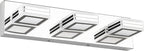 SOLFART 3 Light Modern Bathroom Lights Over Mirror Chrome Vanity Lighting Fixtures Gloss Chrome LED Bathroom Vanity Lights