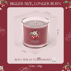 Cherry Candle, Scented Candles Gifts for Women, Candles Gift Set for Her, 3 Scented Votive Candles, Birthday Gifts for Women/Men (Red, 7 oz)
