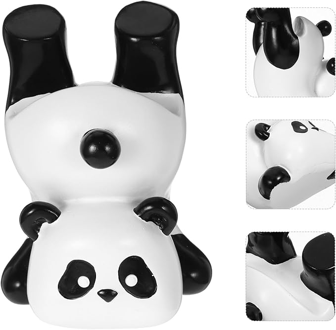 Resin Panda Glasses Holder Stand Lightweight Eyeglass Display for Home Desk Decor Sunglass Organizer for Panda Lovers