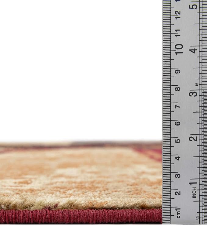 Unique Loom Barista Collection Area Rug - Kouillou (6' 1" Octagon, Multi/Brown)