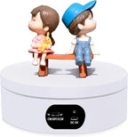 Cup Turner Rotating Display Stand for Epoxy Tumbler, 360 Mute Turntable, Take Photos and Videos, USB Power Cable, 6.3in