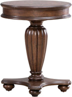 Liberty Furniture Allington Round End Table for Living Room - Satin Sienna