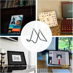 KINGDOM SOLUTIONS MADE IN USA 48-Pack Sturdy & Durable Adjustable Metal Easels to Display Books, Frames, Comics, Plates & More - Unique on the Market