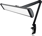 Ultra Bright 2300 Lumens Professional Eye Care LED Desk Lamp - Adjustable Brightness, Dimmable Modern Task Light with Clamp for Home Office, Beauty, Crafting, Workbench (Daylight, Dimming, Black)