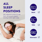 Continental Bedding Affinity Down Alternative Pillow, Medium Firm, 300TC 100% Cotton Shell, for Side, Back, and Stomach Sleepers