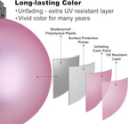 Bubblegun Pink 4.0" Large Christmas Balls - Christmas Tree Decoration Ornaments Shatterproof Hanging Balls for Birthday Halloween Holiday Wedding Decorations Set of 4pcs