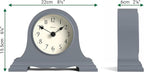 JONES CLOCKS® Speakeasy Mantel Clock | Classic Napoleon’s hat Design | French Navy | Contemporary Classic Style for Desk, Table, Shelf or Bedside