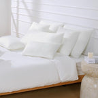 Ashler Throw Pillow Inserts 14 x 36, Lumbar Pillow with Air Layer, Indoor Decorative Premium Pillow Sham Stuffer, Rectangle Bed and Couch Pillows,Firm and Breathable, White