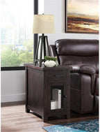 Martin Svensson Home Rustic Chairside Table, Espresso