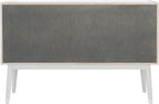 SAFAVIEH Couture Collection - Zack Grey 6-Drawer Wood Dresser with Silver Accents, Modern Storage Chest (DUP1004J)