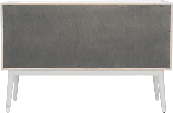 SAFAVIEH Couture Collection - Zack Grey 6-Drawer Wood Dresser with Silver Accents, Modern Storage Chest (DUP1004J)