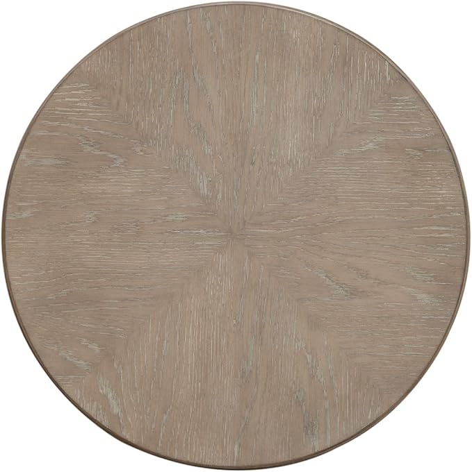 Liberty Furniture Brentwood Round End Table for Living Room - Sandstone Oak Wood