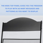 Yinghao Floor Standing Magazine Rack, 4 Layer Iron Magazine Rack Floor, Suitable for the Display of Brochures or Documents in Exhibitions, Shopping Malls, Hospitals, Offices