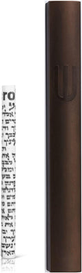 A&S Mezuzot Mezuza Aluminum Waterproof Case Peel & Stick Easy Installation Home Blessing (Brown, 6inch)