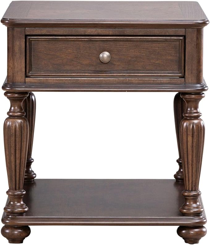 Liberty Furniture Allington Rectangular End Table for Living Room - Satin Sienna