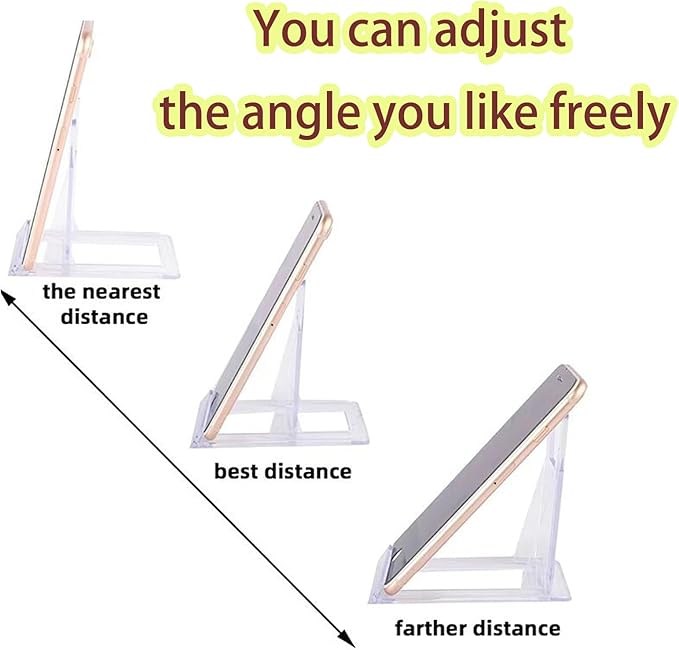 10 Pack Acrylic Book Stand for Display Adjustable Comic Book Holder Stand Portable Clear Easel for Displaying Picture, Sports Cards, Postcard, Magazine, Artworks