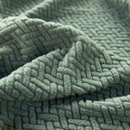Sofa Covers Couch Covers for Sofa Pet Friendly Couch Cushion Covers Universal Sofa Covers Washable Stretch Slipcovers for Sectional Sofa (Texture Green,Large Single Seat Cover)