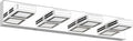 SOLFART 4 Light Vanity Light Bathroom Lights Over Mirror Modern Lights Over Mirror Gloss Chrome LED Bathroom Wall Lighting
