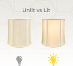 Royal Designs, Inc. Drum Lamp Shade, BSO-719-13BG, 11 x 13 x 11, Beige