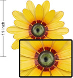 YEAHOME Sunflower Garden Decor, 11'' Metal Flower Wall Decor, Yard Hanging Wall Art Decorations for Kitchen, Bathroom, Living Room, Spring Boho Art for Indoor Outdoor