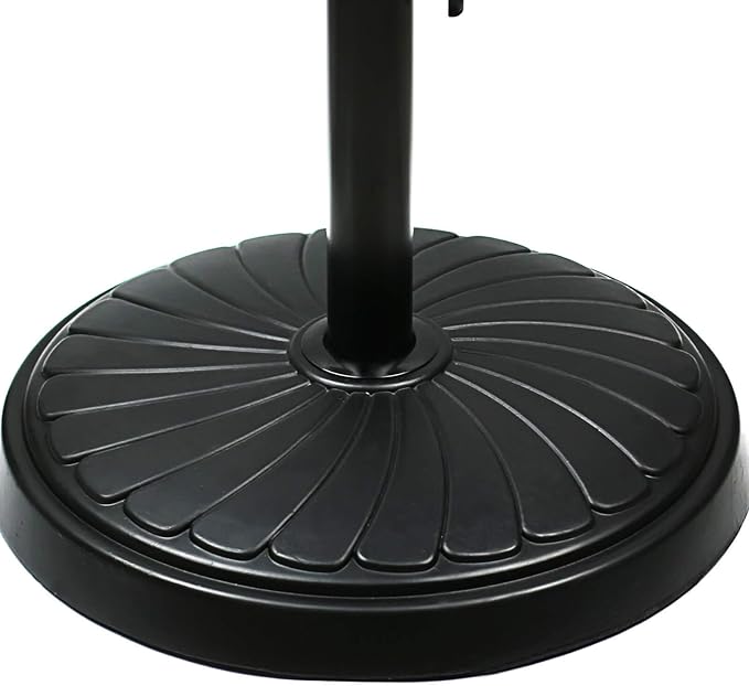 Orgrimmar 22lbs Umbrella Base Heavy Duty Outdoor Living Round Antiqued Patio Market Umbrella Base