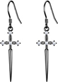 URONE 925 Sterling Silver Earrings Hook Dangle Earrings Jewelry Gifts for Women