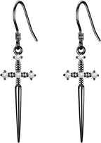URONE 925 Sterling Silver Earrings Hook Dangle Earrings Jewelry Gifts for Women