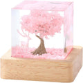 brambing Mini Epoxy Resin Lamp Sakura Elk Ambient Light Bubble Free, Non Stringy, Odorless, Durable Premium Home Decor Piece, Perfect Craft for Collection Ideal Gift Choice. (Pink, Mini- 2 inches)
