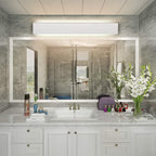 Aipsun 30W/32.6 inch Modern LED Vanity Light for Bathroom Light Fixture Up and Down Wall Light(Warm White 3000K)