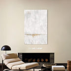 Living Room Art Canvas Office Wall Decor Pictures for Men Women Bedroom Wall Art Dining Room Gray Gold Paintings Neutral