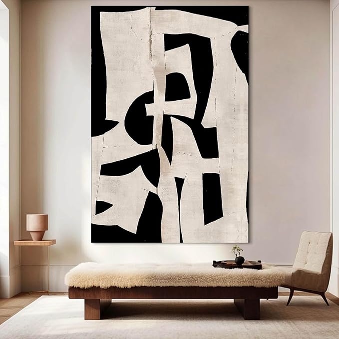 Living Room Decor Framed Wall Art Black Mens Office Decor Picture for Bedroom Dining Room Paintings Vintage Room Decor