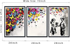 Novatique Abstract Painting Pop Art Wall Decor Banksy Canvas Wall Art Graffiti Street Print Pictures for Bedroom Living Room,24" x 36" x 3pcs