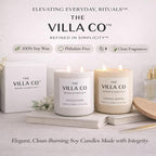 3 Candle Luxe Box Gift Set | Ocean Stone | Lavender Ember | Coastal Santal | 3.5oz Each | Poured in The USA |